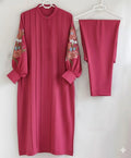 Stylish Embroidered Linen Women’s Stitched Suit - 2 Pcs Set